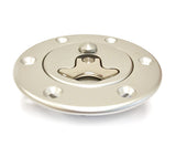 New - Aero 300 Vented, Roll Over Flange Assembly, Silver