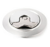 Aero 200 Glass In Flange Assembly, Silver