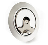 Aero 200 Glass In Flange Assembly, Silver