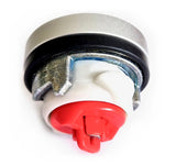 Zero 200 Centre Cap Only - Silver Locking Insert for Flange Necks