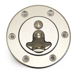 New - Aero 300 Vented, Roll Over Flange Assembly, Silver