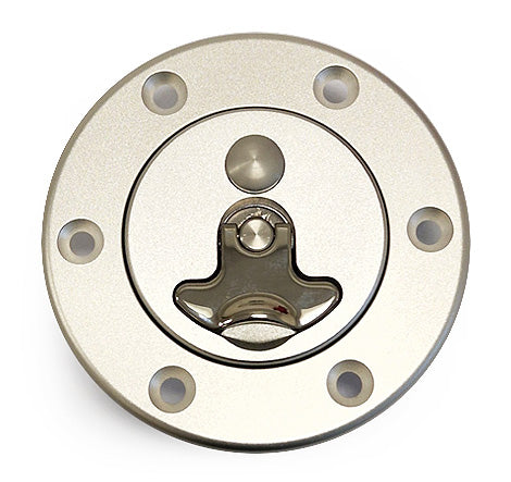New - Aero 300 Vented, Roll Over Flange Assembly, Silver